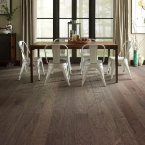 Hardwood in a dining room | Broadway Carpet & Flooring